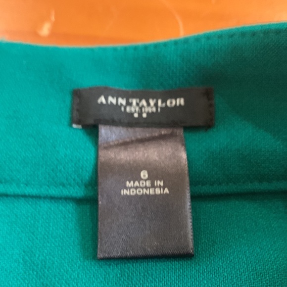 Ann Taylor Green Skirt (Size 6) - Picture 2 of 4